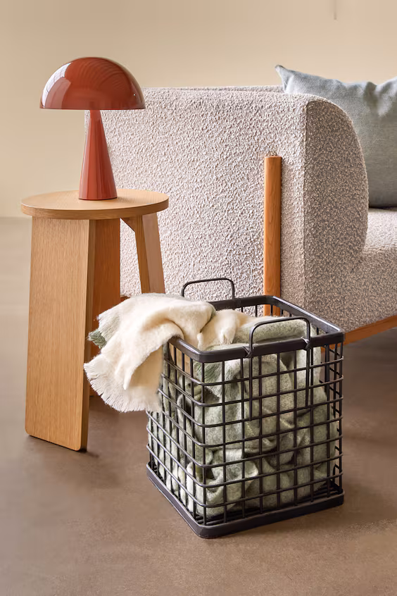 Квадратные корзины с ручками