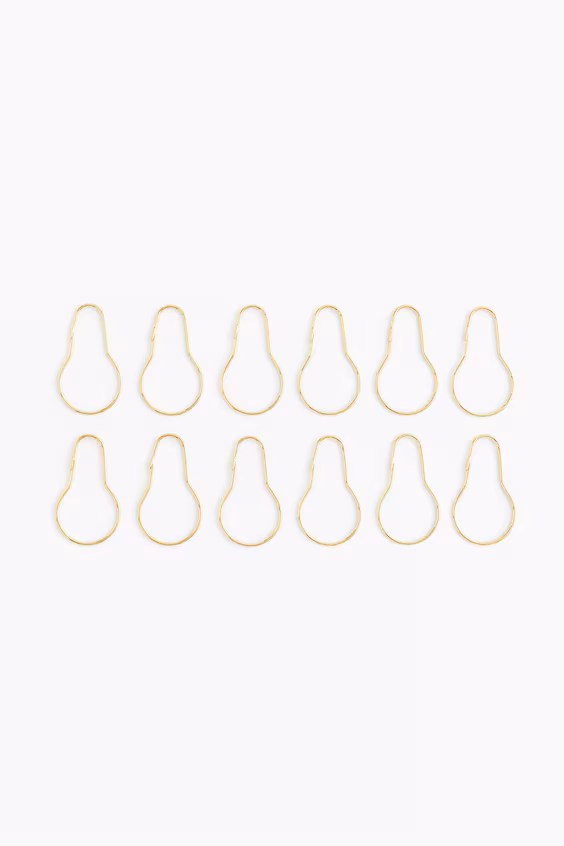 Кольца для шторы душа