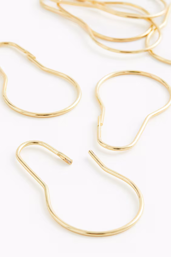 Кольца для шторы душа