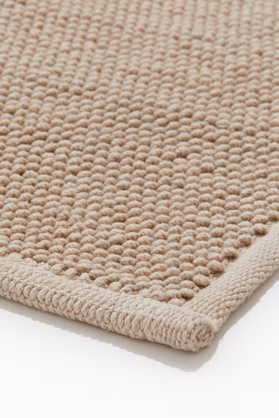 Коврик для ванной комнаты из хлопка