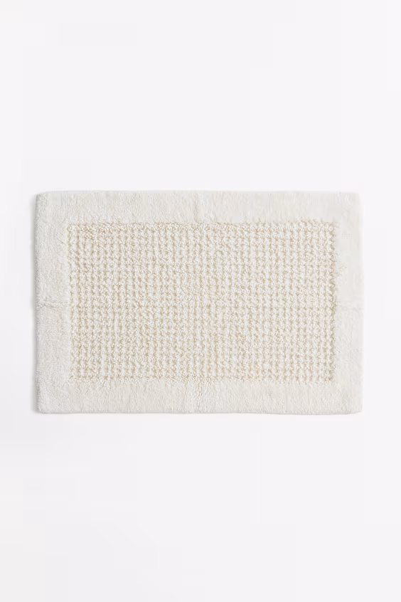 Коврик для ванной комнаты из пушистого хлопка