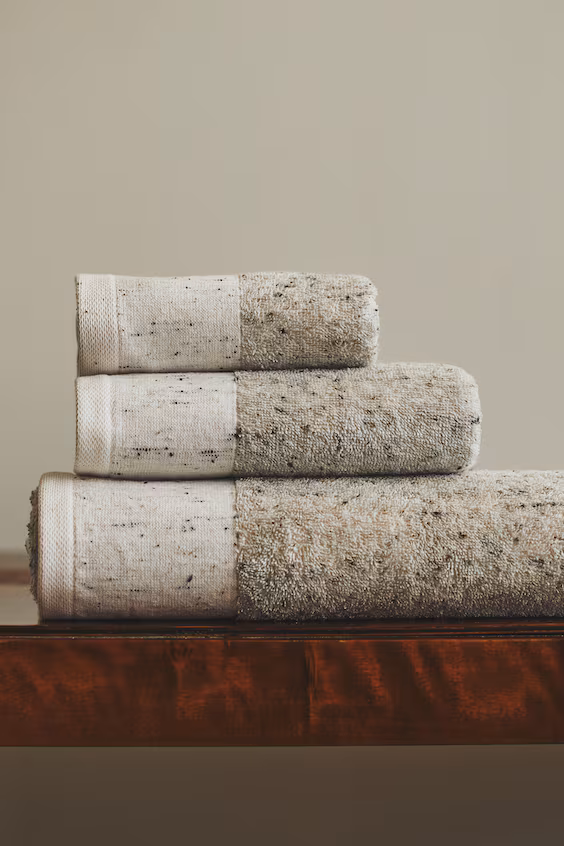 Полотенце для ванной из хлопка с эффектом neps