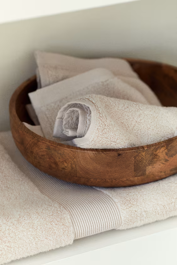 Набор из 3 полотенец для лица из мягкого турецкого хлопка