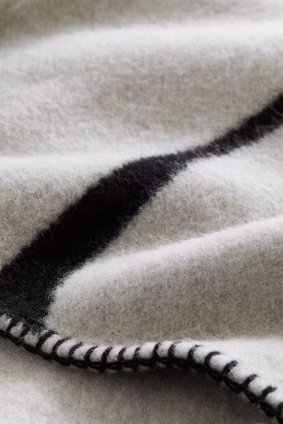 Плед из шерстяной смеси