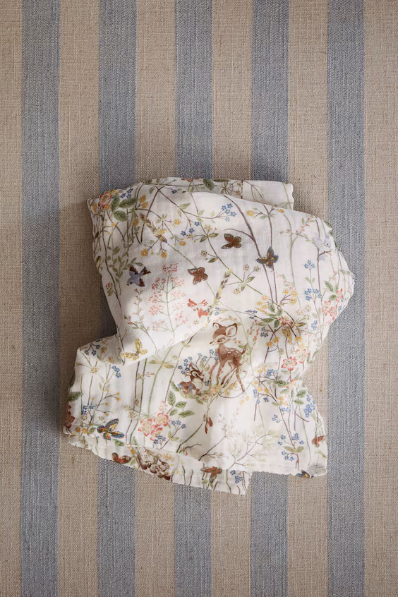 Одеяло для младенца из муслина