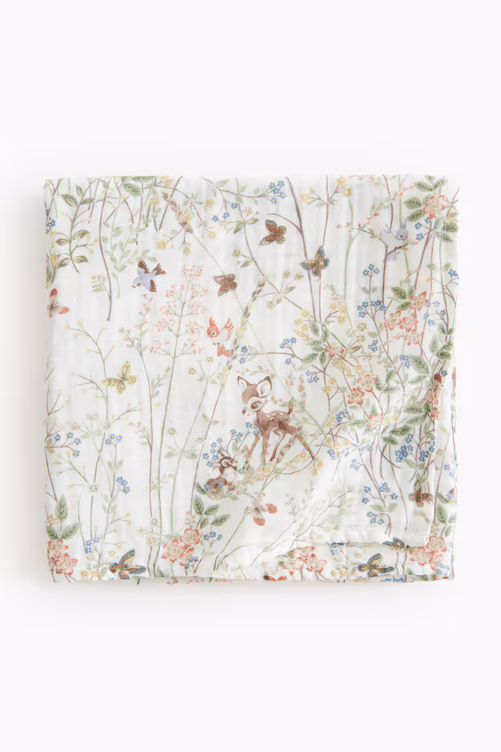 Одеяло для младенца из муслина