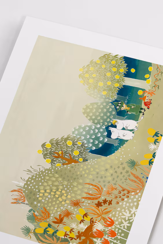 Постер jungle in the moominvalley