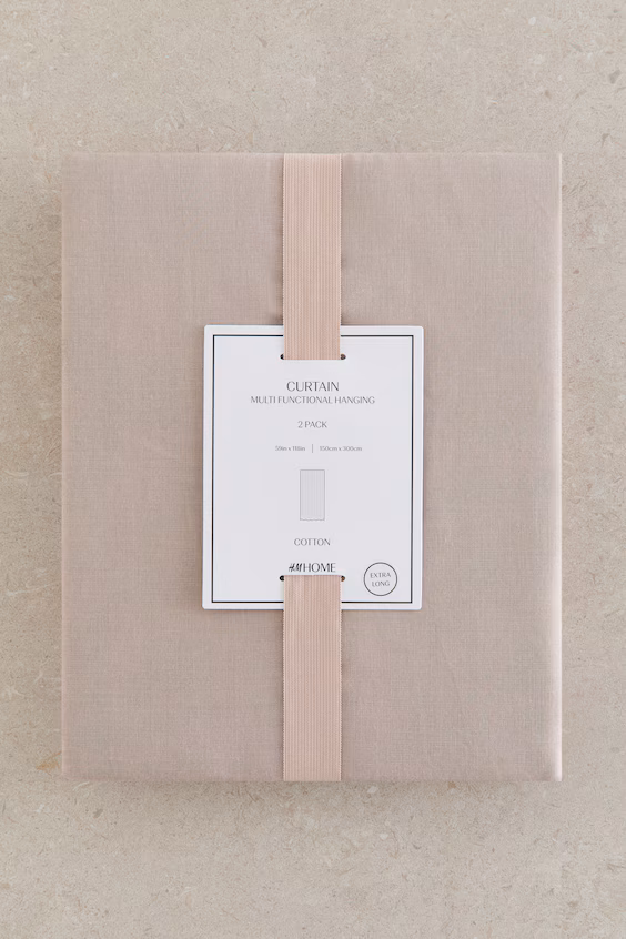 Набор из 2 длинных занавесей