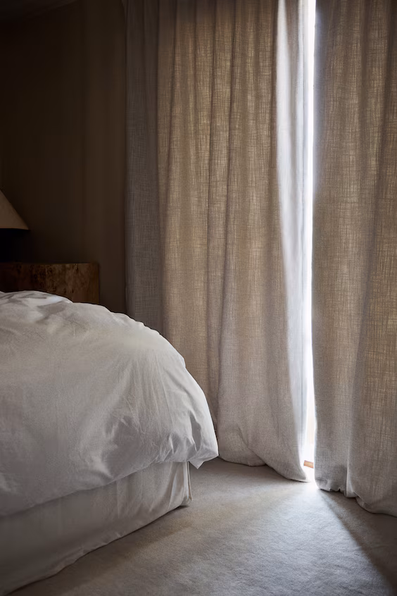 Набор из 1 широкого занавеса из плотной ткани