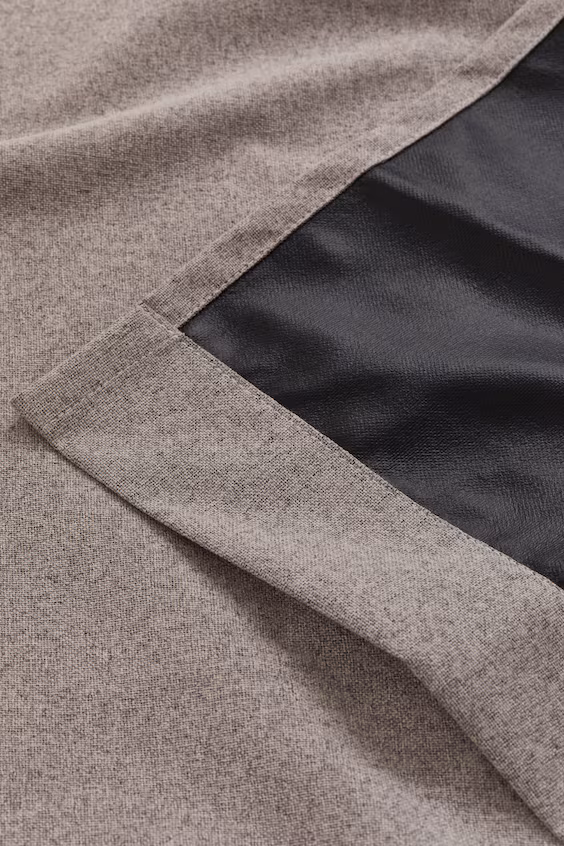 Pack de 1 штора с противозасветочным покрытием