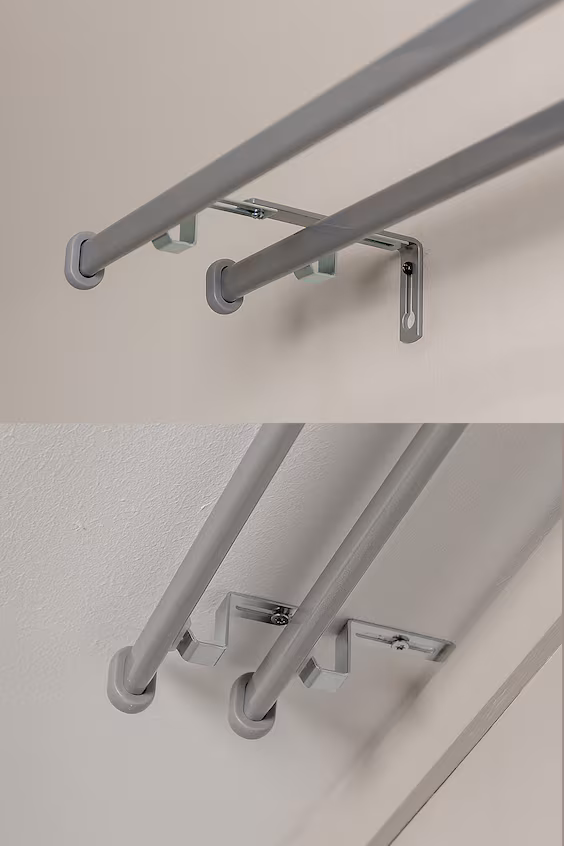 Двойной набор штанг для занавесок модена