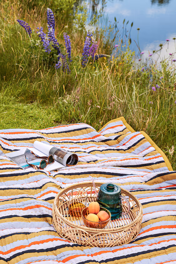 Плед в клетку