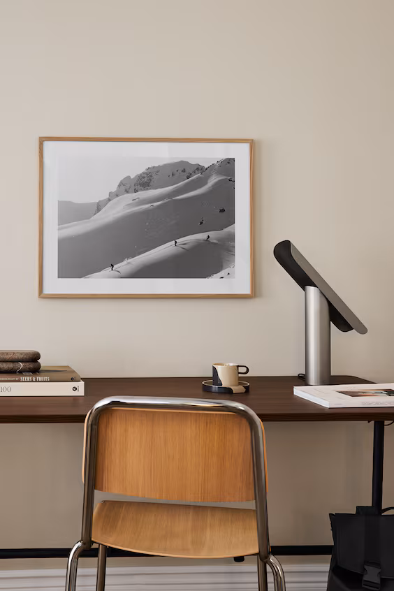 Постер love for skiing