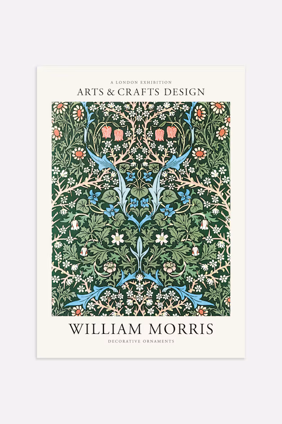 Постер blackthorn william morris