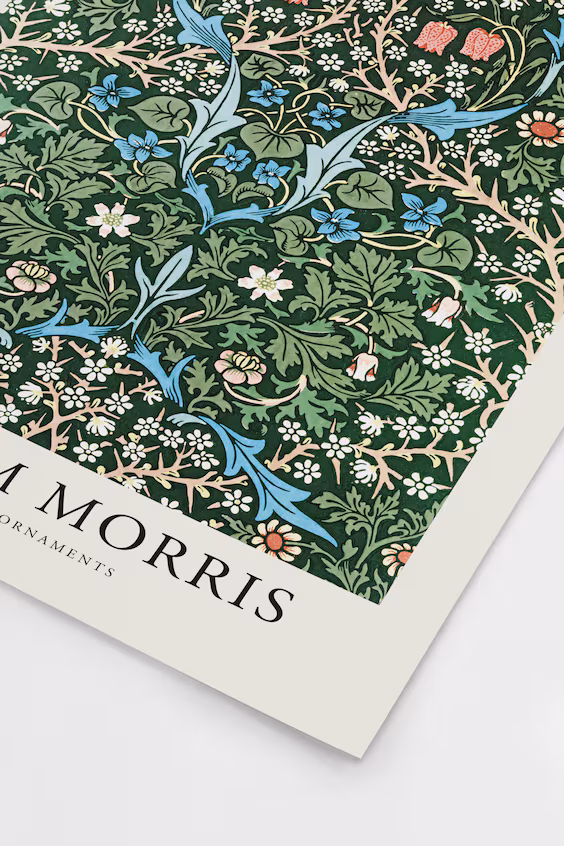 Постер blackthorn william morris