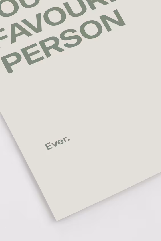 Постер my favourite person