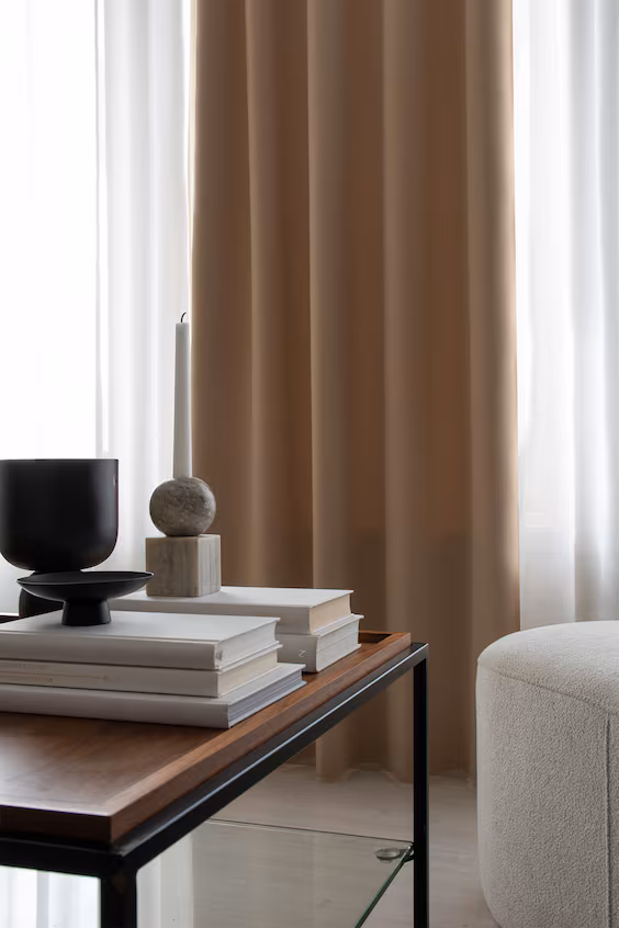 Пара широких занавесок stilla h&m