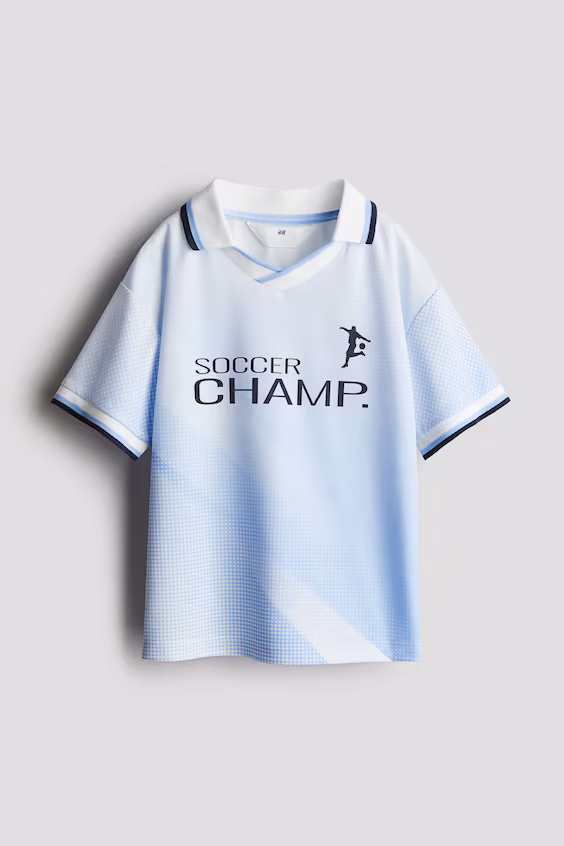 Футбольная майка с воротником