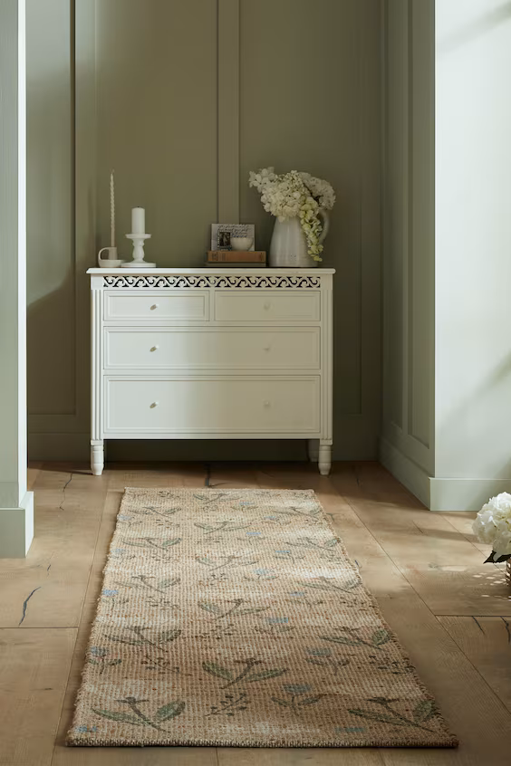 Дорожка floral из смеси джута arriana