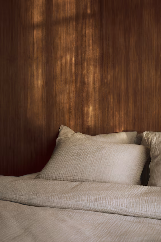 Набор декоративного одеяла для односпальной кровати из муселина