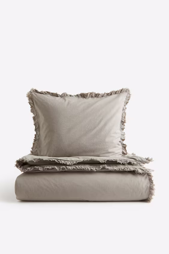 Комплект односпального одеяла с оборкой