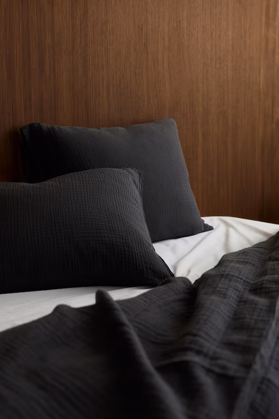 Набор односпального одеяльного чехла из муслина