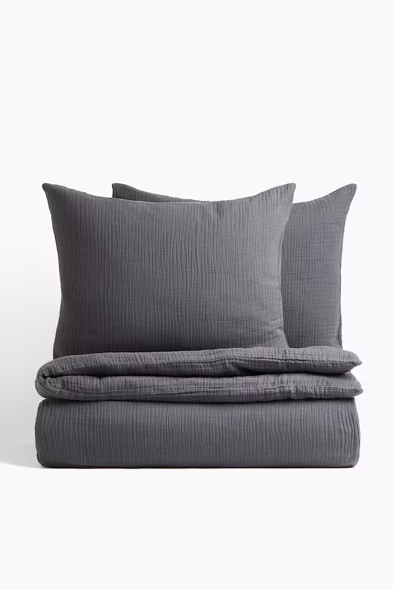 Conjunto постельного белья для двуспальной кровати из муселина