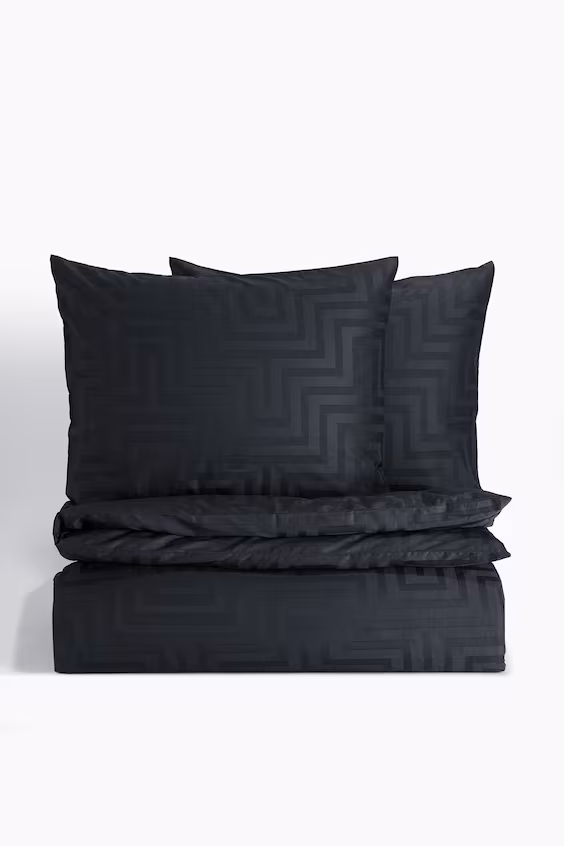 Комплект покрывала на двуспальную кровать из хлопкового атласа