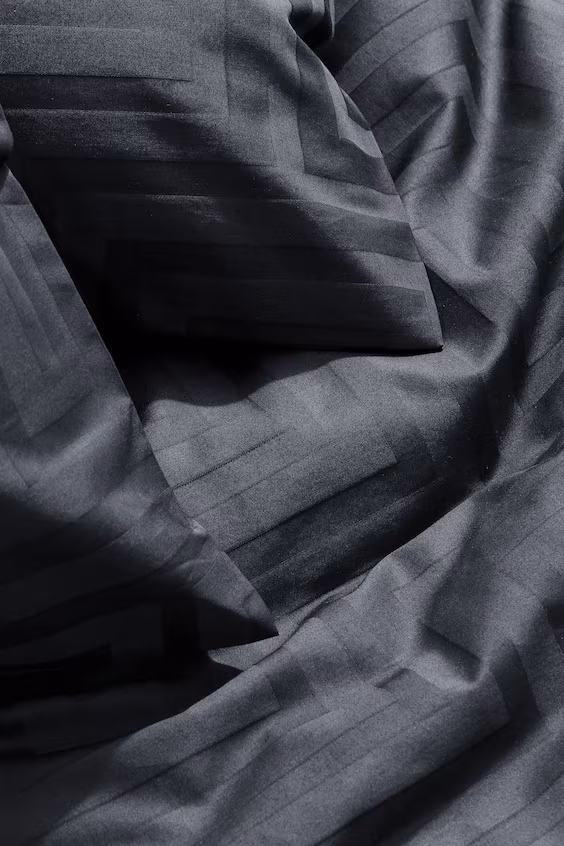 Комплект покрывала на двуспальную кровать из хлопкового атласа