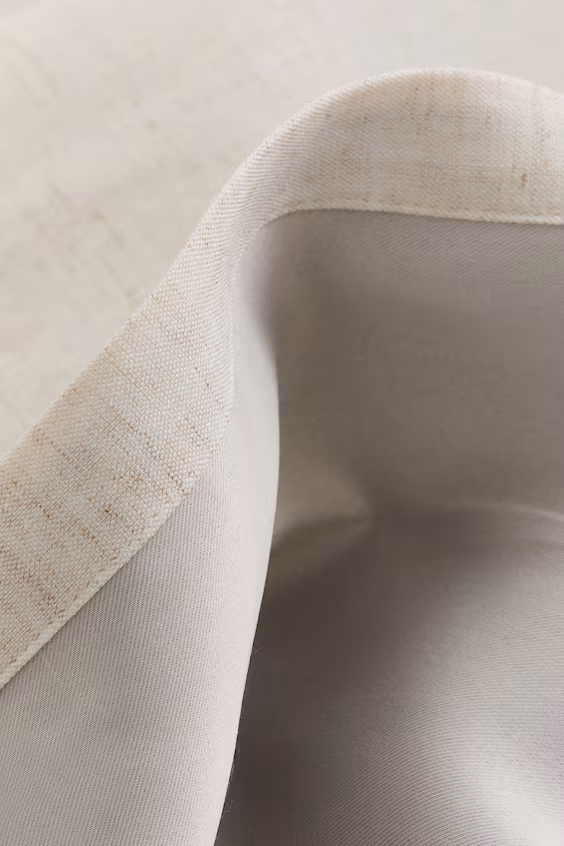 Набор из 2 непрозрачных занавесок в смесовом лиоцелле