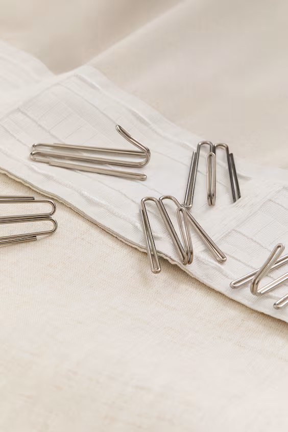 Набор из 2 непрозрачных занавесок в смесовом лиоцелле