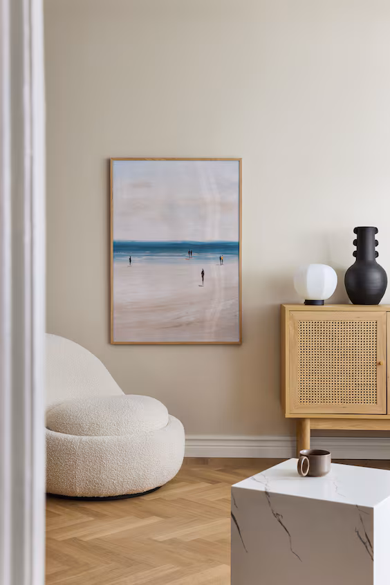 Постер пляжная прогулка