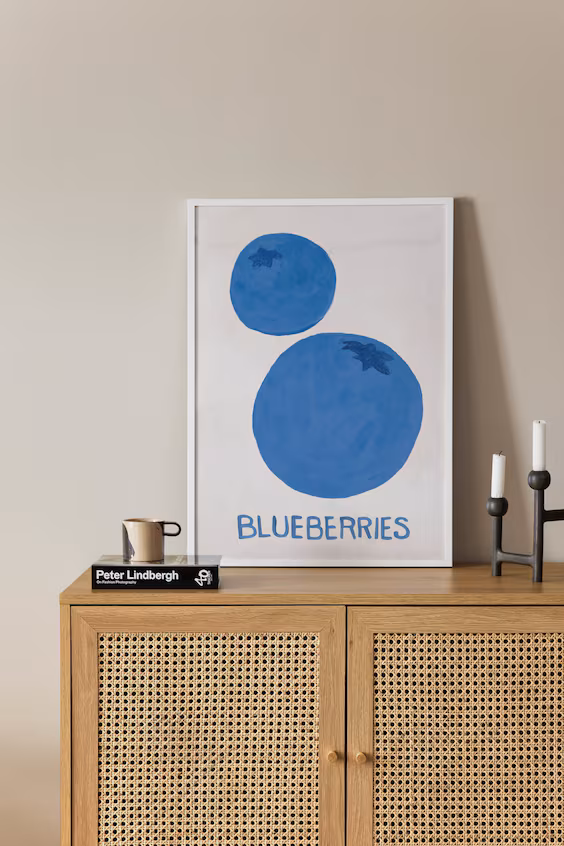 Постер the blueberries