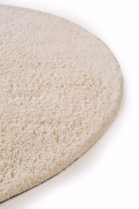 Круглый ковер из шерсти бербер
