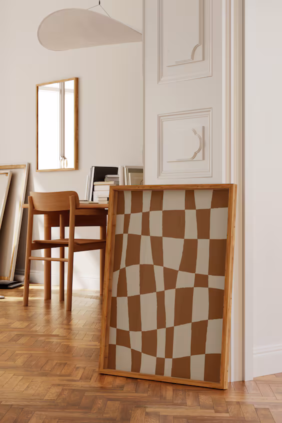 Постер miho art studio - minimal checkerboard