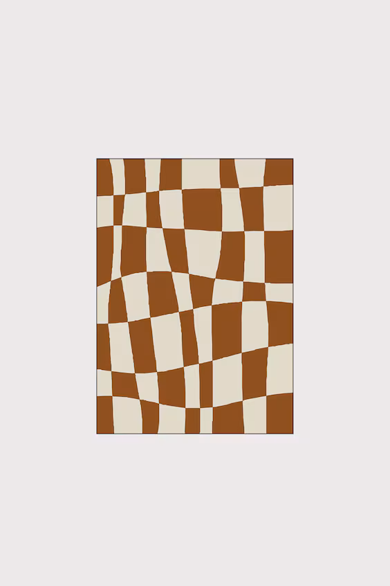Постер miho art studio - minimal checkerboard