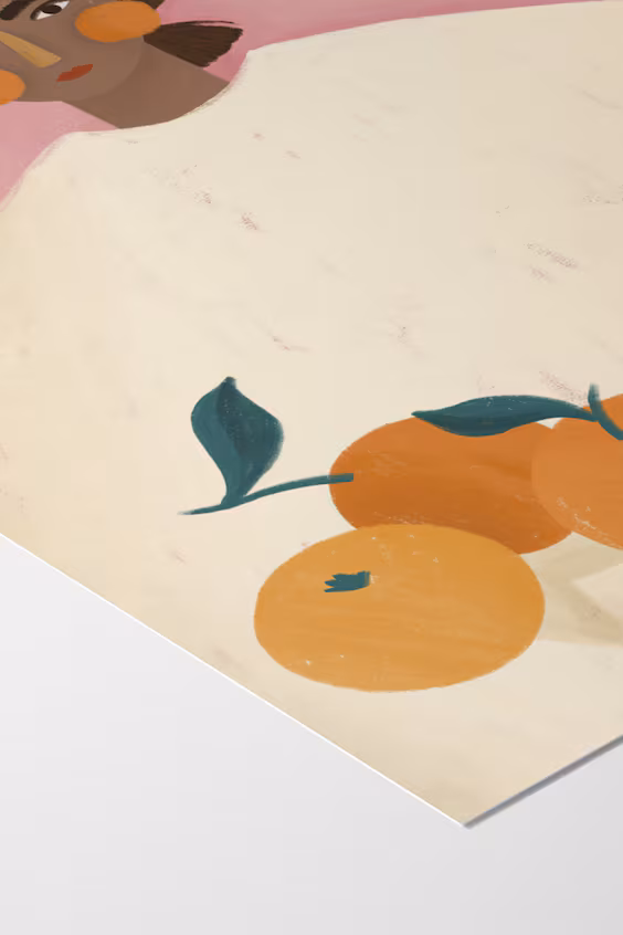 Bea muller - женщина с апельсинами