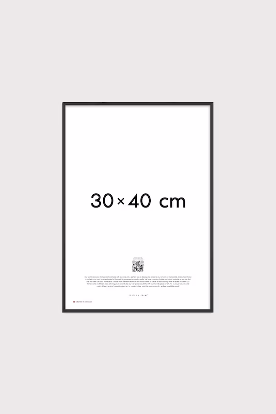 H&m молдинг в деревянной раме - 30x40