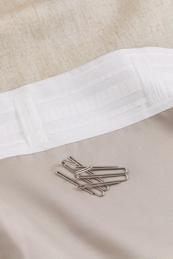 Пара занавесок из микса лиоцелла