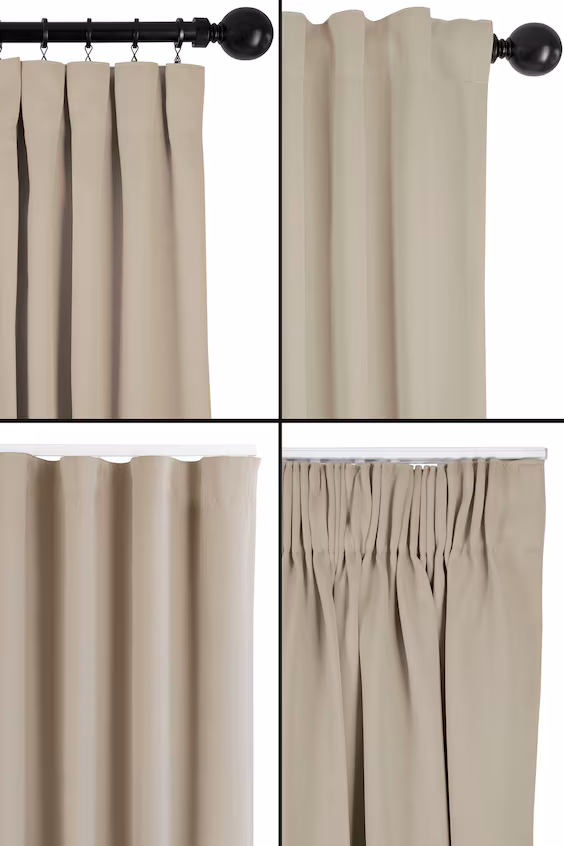 Набор из 1 широкой занавески svala