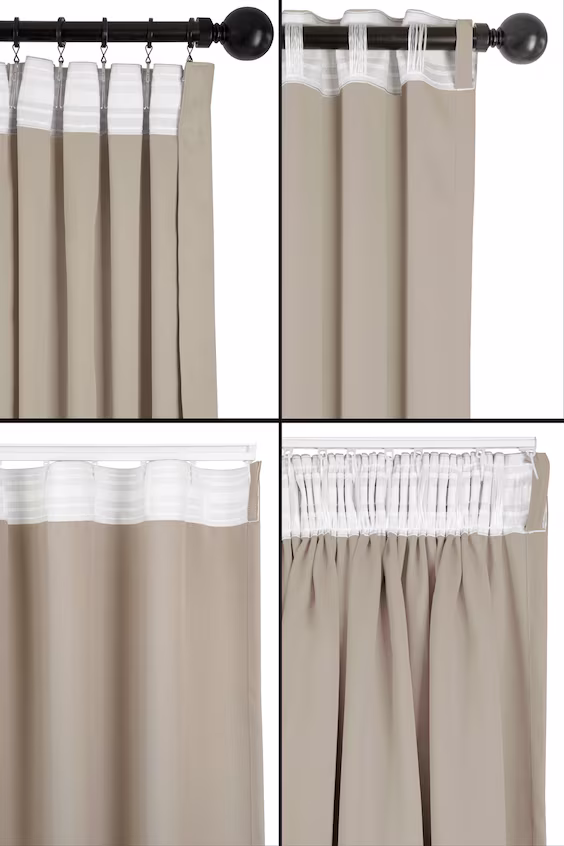 Набор из 1 широкой занавески svala
