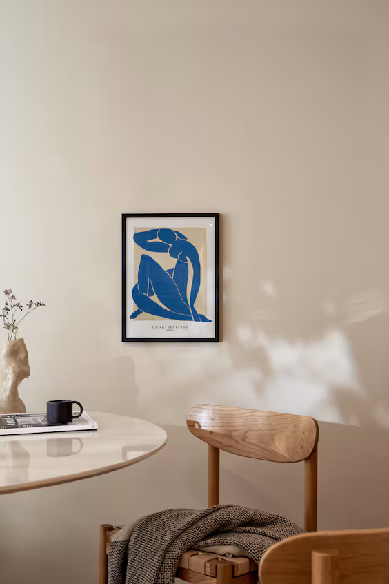 Плакат nu bleu ii