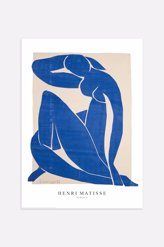 Плакат nu bleu ii