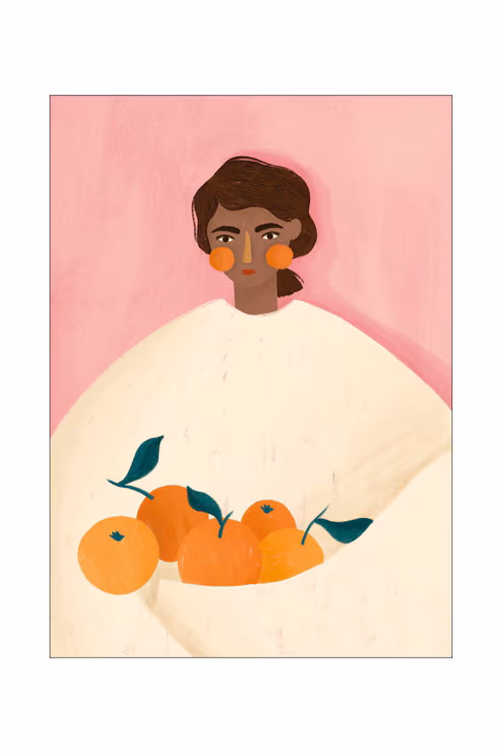 Bea muller - женщина с апельсинами