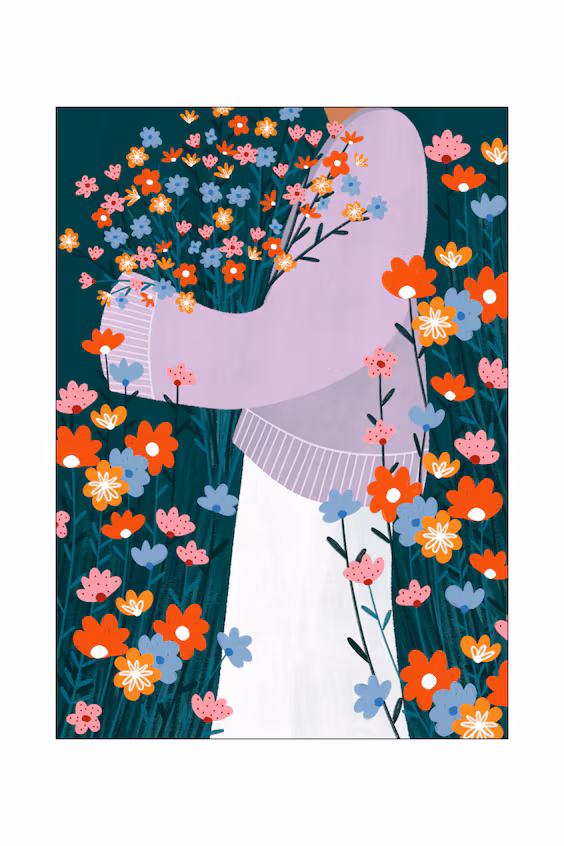 Постер bea muller - wildflower garden