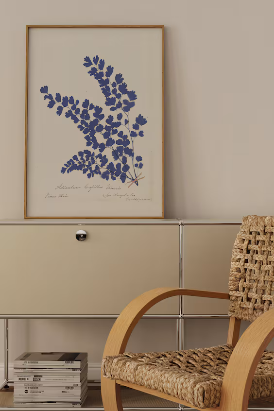 Wild apple - ботанический папоротник iii синий