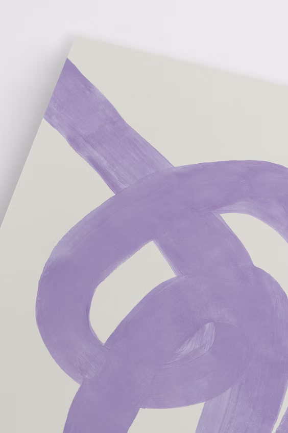 Постер purple knot