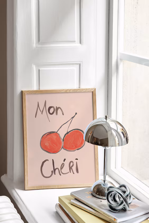 Плакат mon cheri