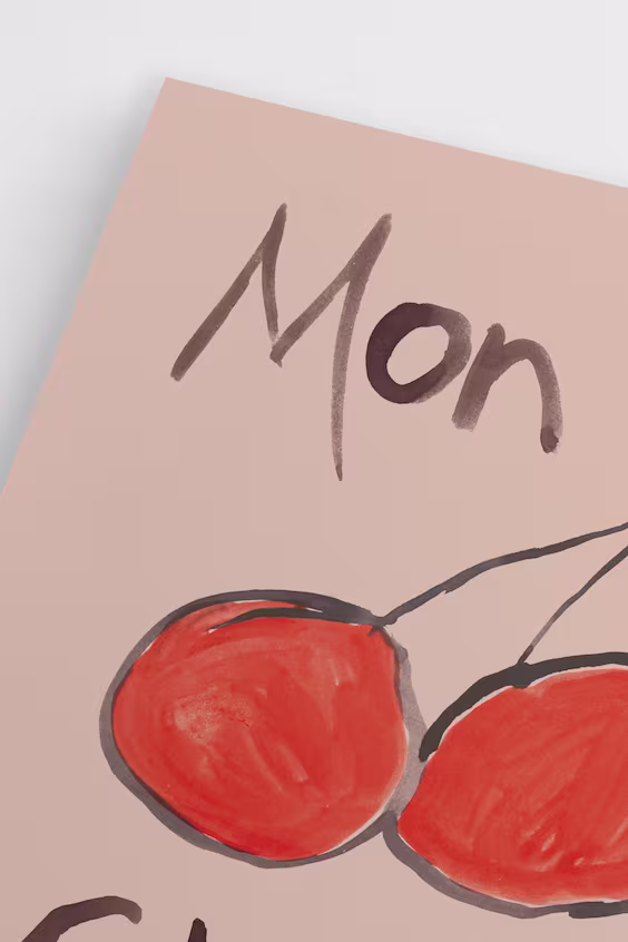 Плакат mon cheri