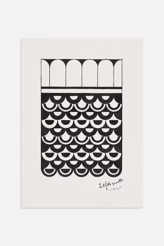 Постер ornament of scales